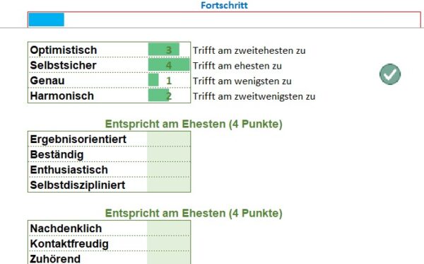 Persönlichkeitstest nach DISG – Bild 2